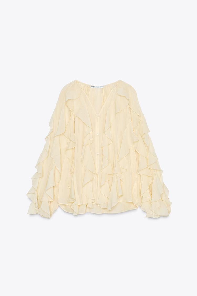 BLOUSE WITH RUFFLES