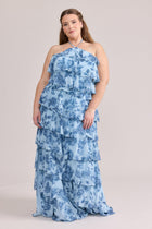 Carrie Chiffon Floral Midi Dress