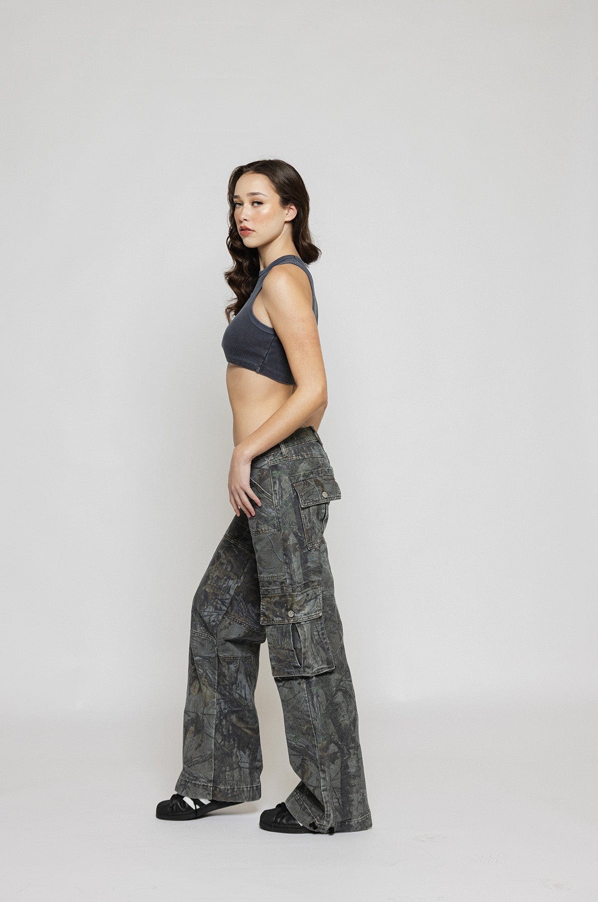 CLARA CAMO CARGO PANTS