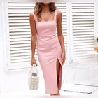 Hello Molly Dresses | Hello Molly Pink Sheath Midi Dress | Color: Pink | Size: S