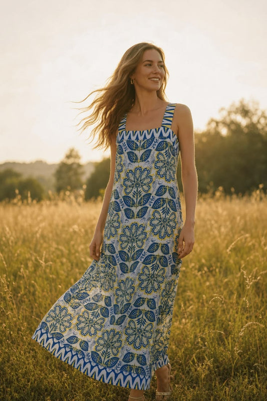 Sunset Walk Maxi Dress for Summer Evenings