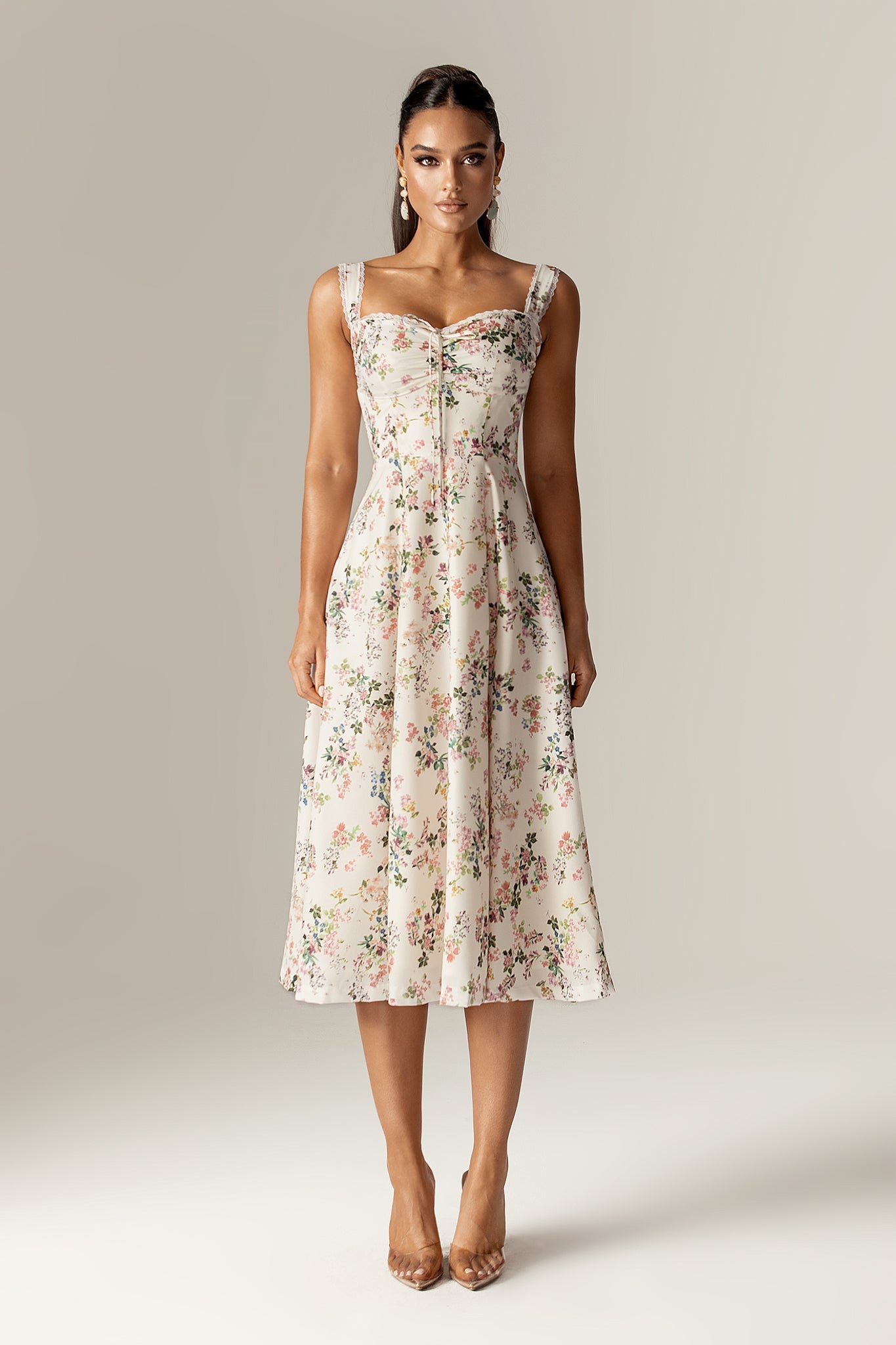 Kisha Floral Midi Dress