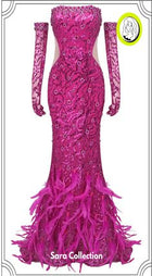 Margot Silk Evening Dress