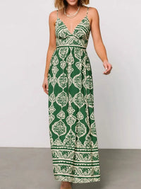 Neck Maxi Cami Dress