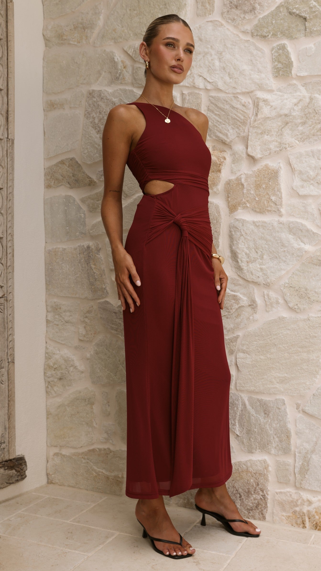 Cherry Kourt Maxi Dress in Sapphire