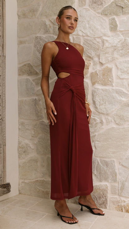 Cherry Kourt Maxi Dress in Sapphire