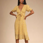 Margot Tiered Floral Midi Dress
