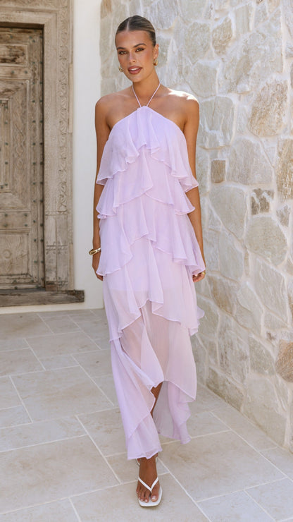 Lilac Margot Lilac Floral Maxi Dress