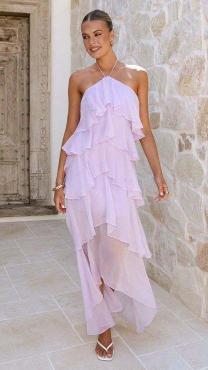 Lilac Margot Lilac Floral Maxi Dress