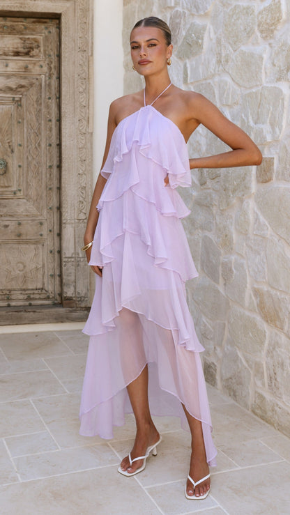 Lilac Margot Lilac Floral Maxi Dress