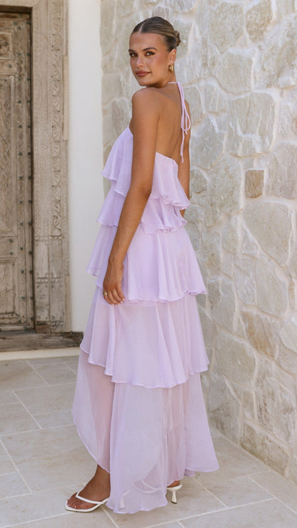 Lilac Margot Lilac Floral Maxi Dress