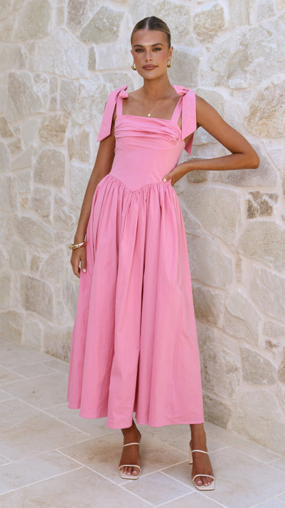 Pink Haisley Pink Maxi Dress