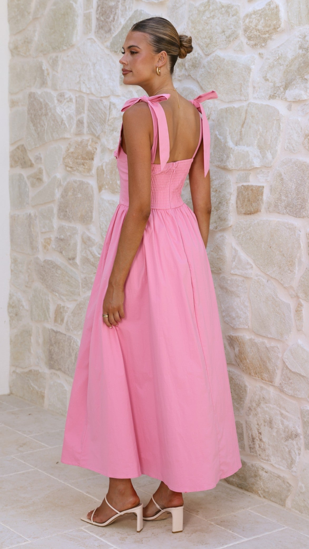 Pink Haisley Pink Maxi Dress