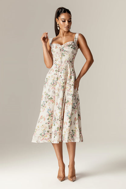 Kisha Floral Midi Dress