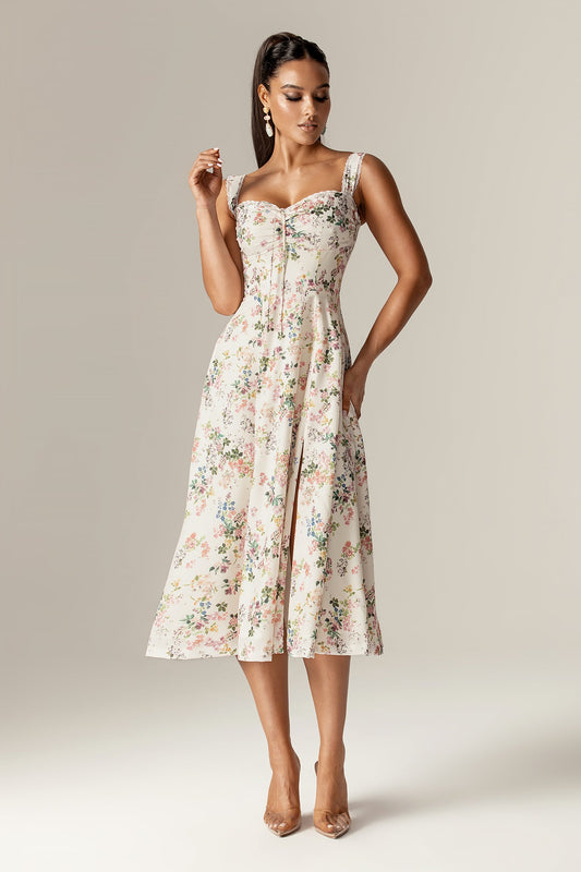 Kisha Floral Midi Dress