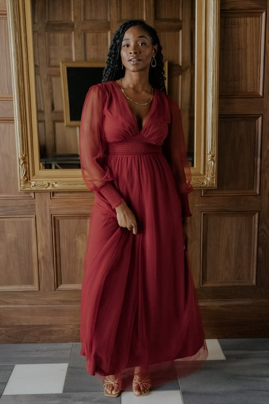 Layla Tulle Maxi Dress