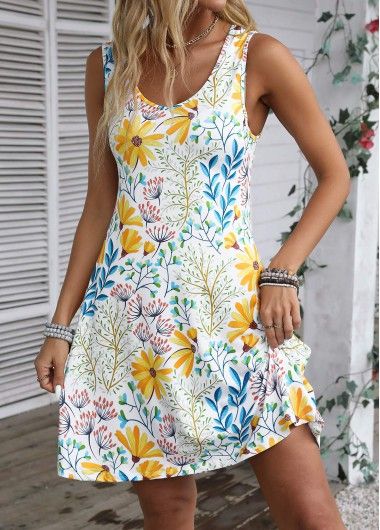 Margot Floral A-Line Dress