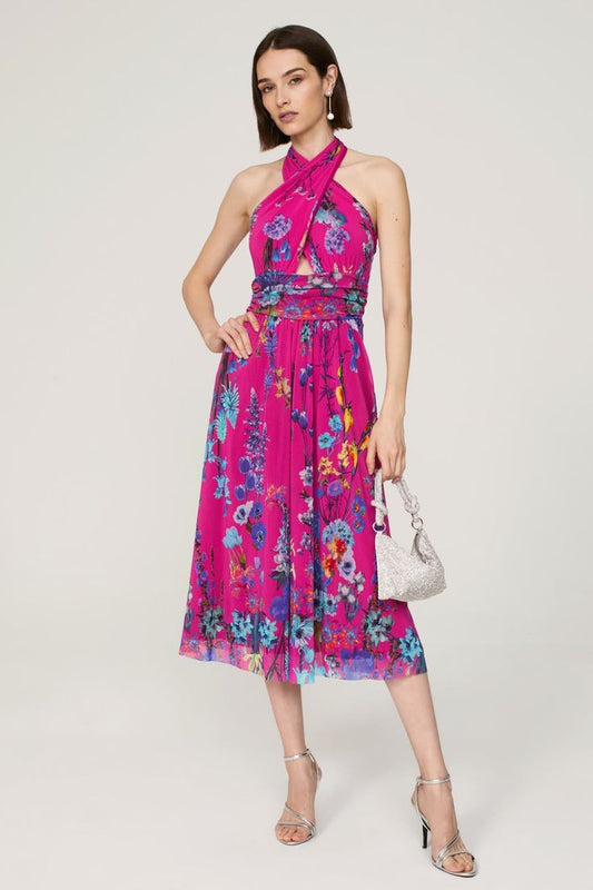 Margot Pink Silk Dress