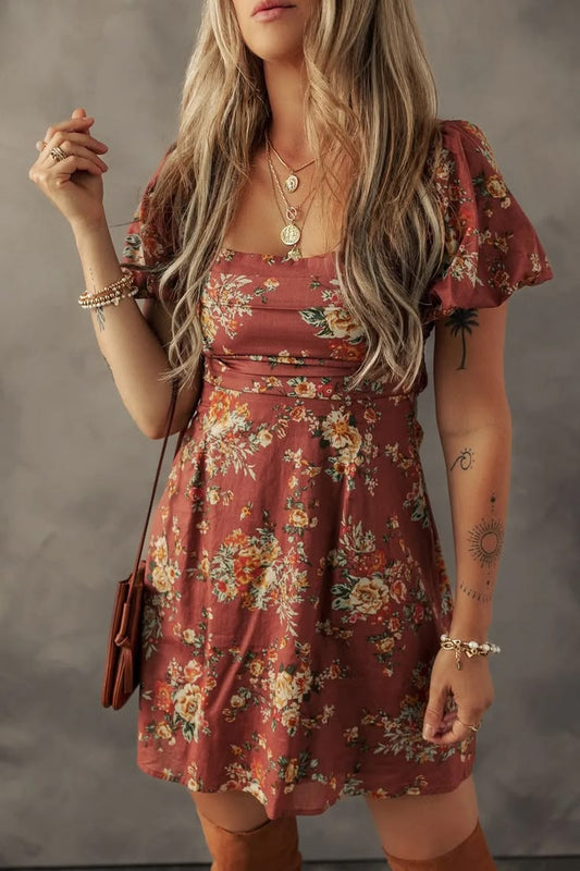 Margot Floral Mini Dress