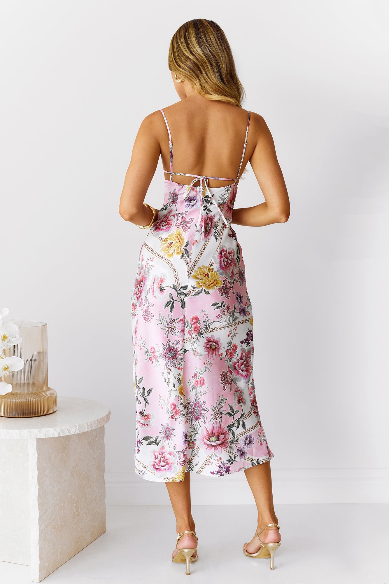 Margot Floral Midi Dress