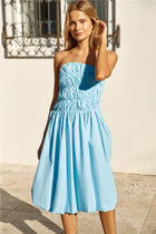 Margot Bubble Hem Midi Dress