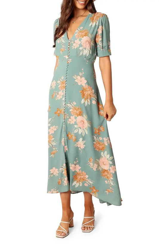 Margot Floral Cotton Dress