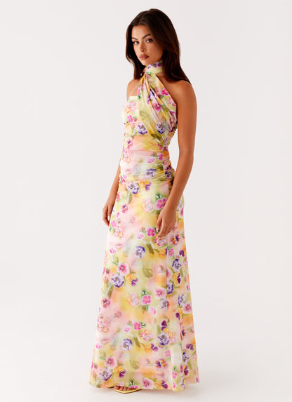 Sunburst Floral Songbird Floral Maxi Dress