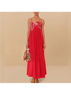 Harriet Cotton Fish Print Midi Dress
