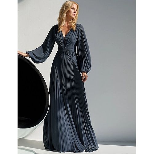 Eleanor Chiffon A-Line Dress