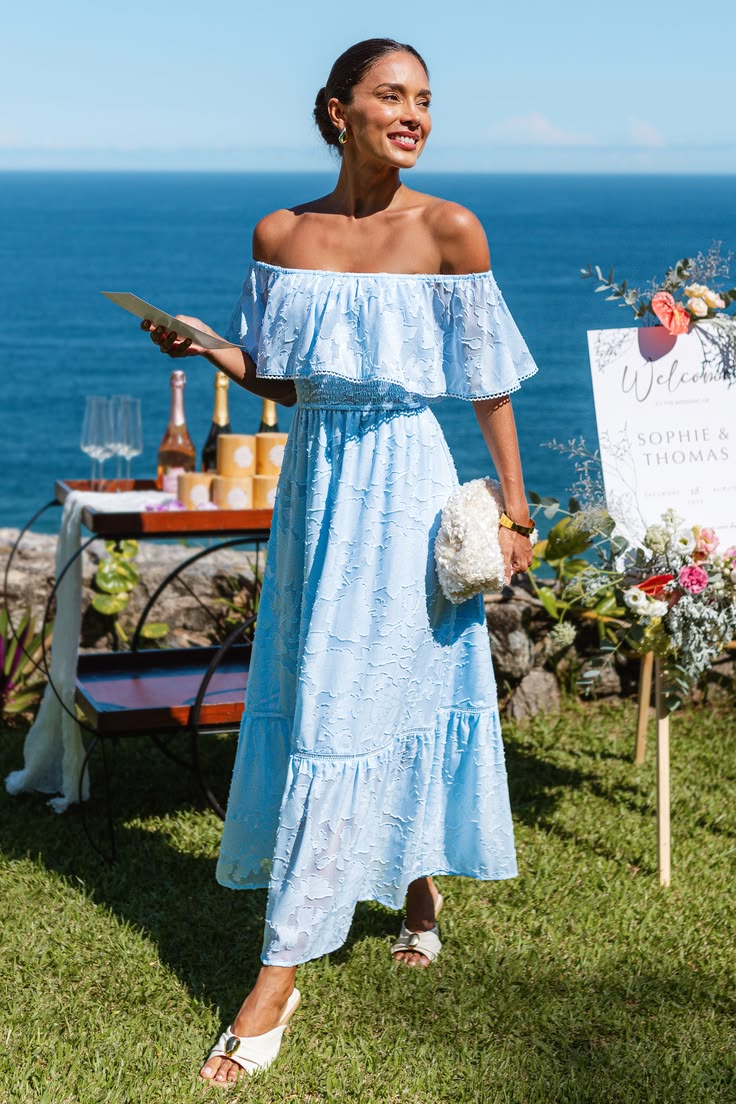 Margot Forget-Me-Not Maxi Dress