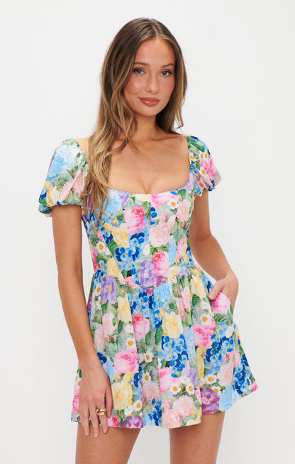 Sylvia Floral Skort Dress