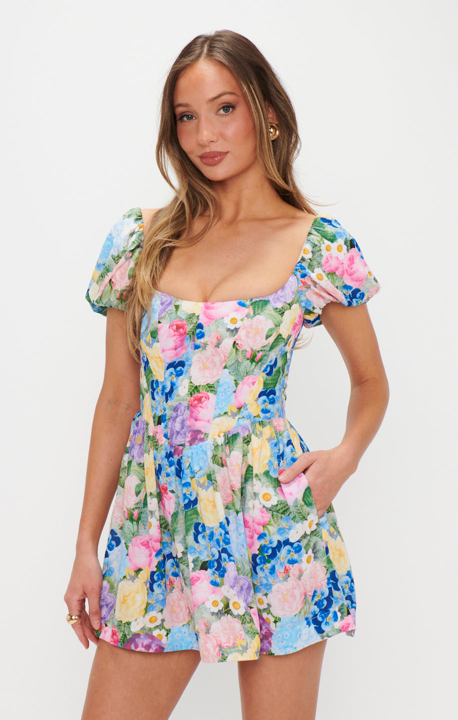 Sylvia Floral Skort Dress