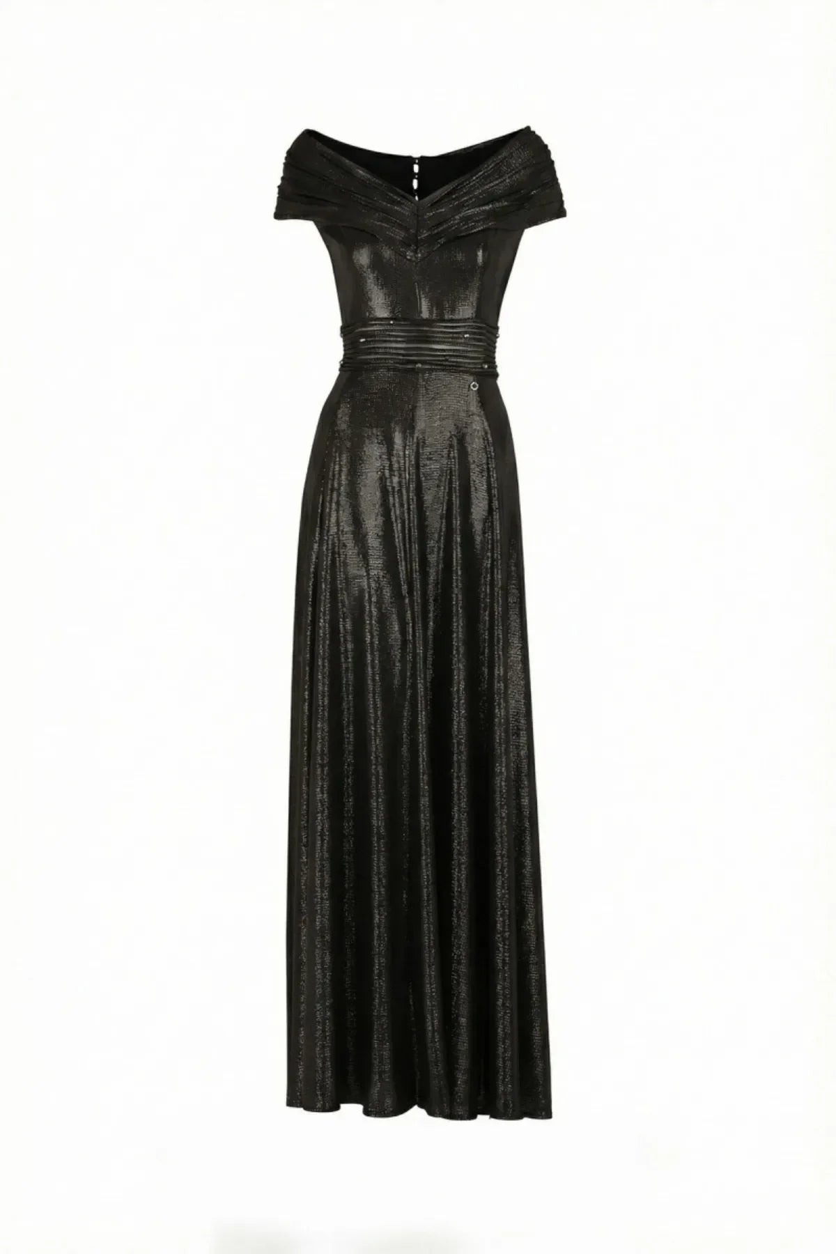 Shoulder Maxi Gown, Iris Iris Off-Shoulder Maxi Gown