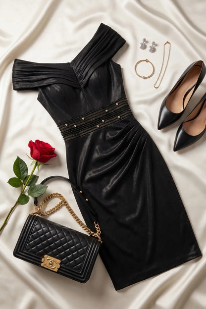 Shoulder Cocktail Dress, Iris Iris Off-Shoulder Maxi Gown