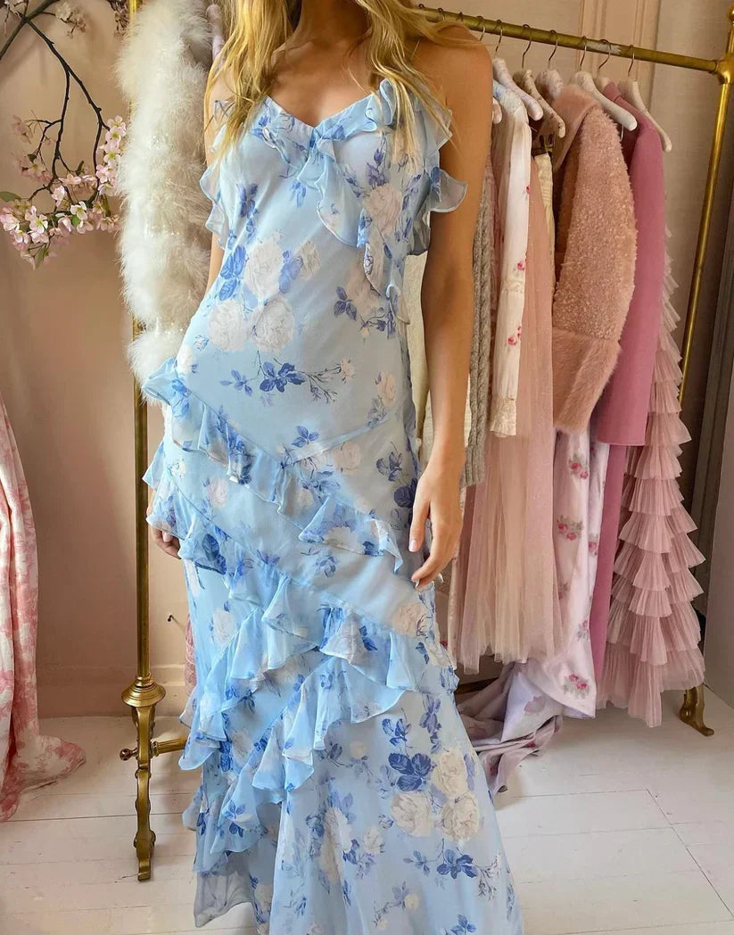 As Photo(B) Arabella Chiffon Mermaid Gown