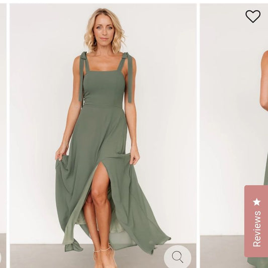 Aurora Emerald Midi Dress