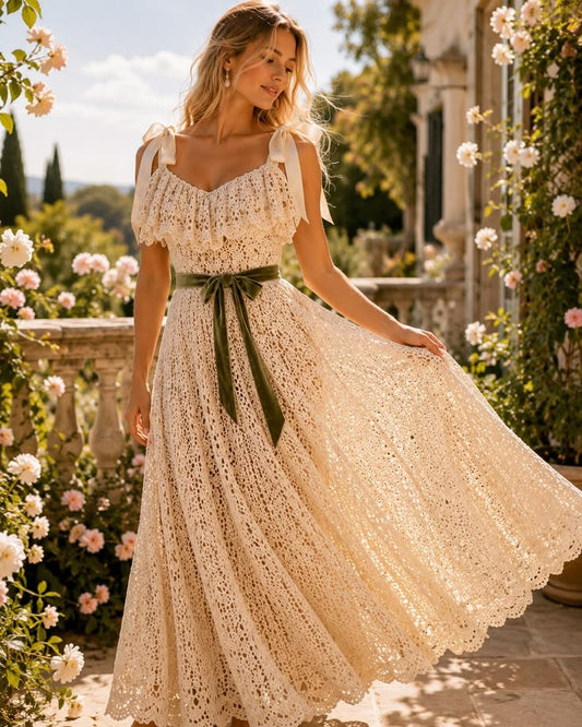 Maxi Dress Crochet Pattern PDF | Vintage Boho Wedding Gown Lace Bridal Pattern Download