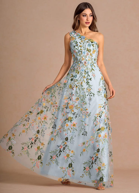 Maribel Light Green Maxi Dress