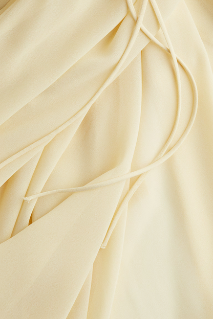 Circular chiffon skirt