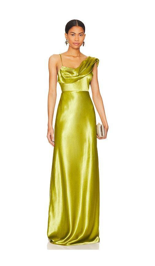 Antonia Emerald Evening Gown