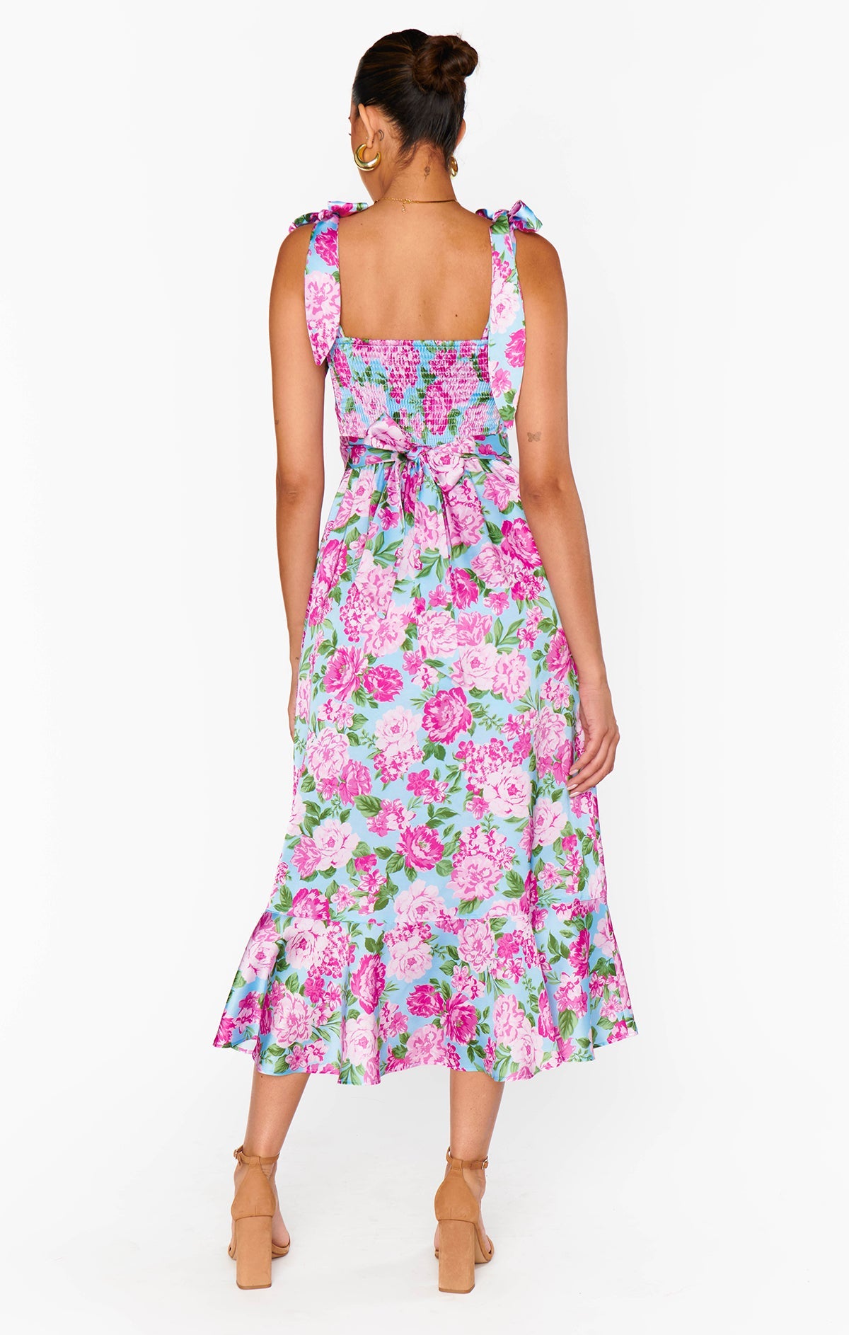 Margot Cottage Floral Midi Dress