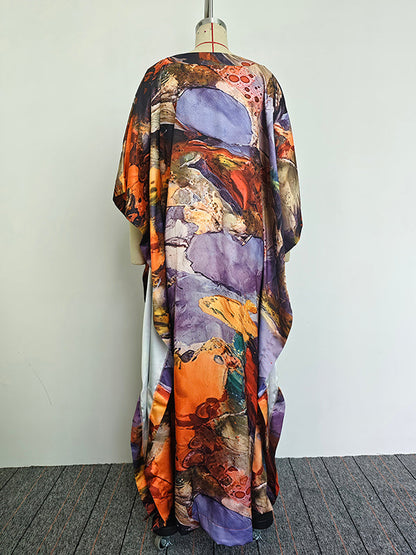 Neck Maxi Dresses Isadora Gauze Maxi Dress