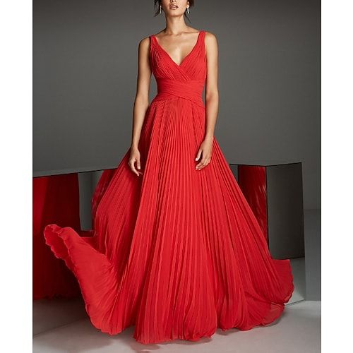 Theodora Chiffon A-Line Gown