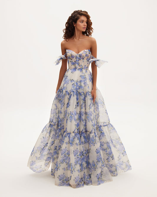 strap dress Arabella Floral Maxi Dress
