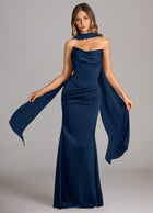 Sorrel Chiffon Mermaid Dress