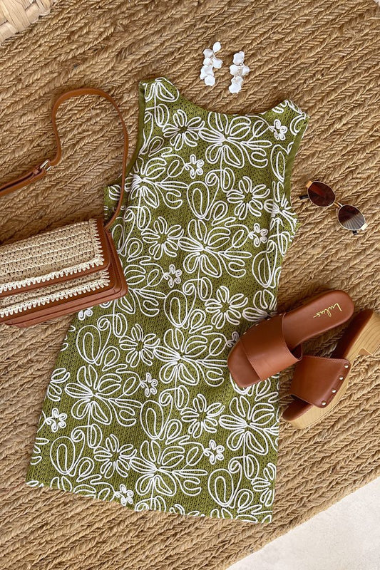 Isabelle Linen Boho Dress