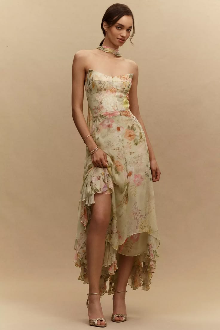 Arabella Scarf Midi Dress