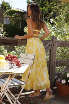 Wishful Strapless Maxi Dress Yellow - S