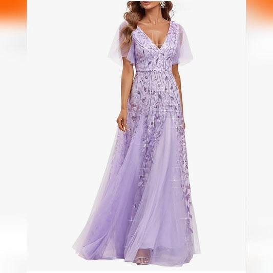 Ever Pretty Dresses | Ever Pretty Lavender Maxi Dress | Color: Purple | Size: 10