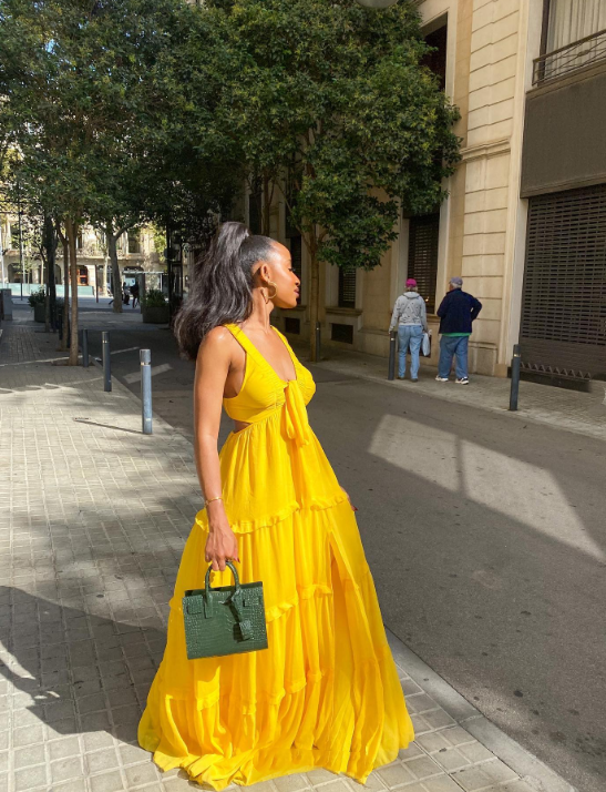 Custom Color(Add Your Color On ”Order special instructions“ ） Vivienne A-Line Chiffon Gown